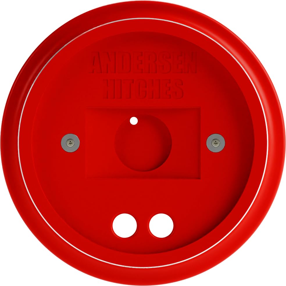 Andersen Hitches block beside ruler illustrating 4-inch height for tight clearance