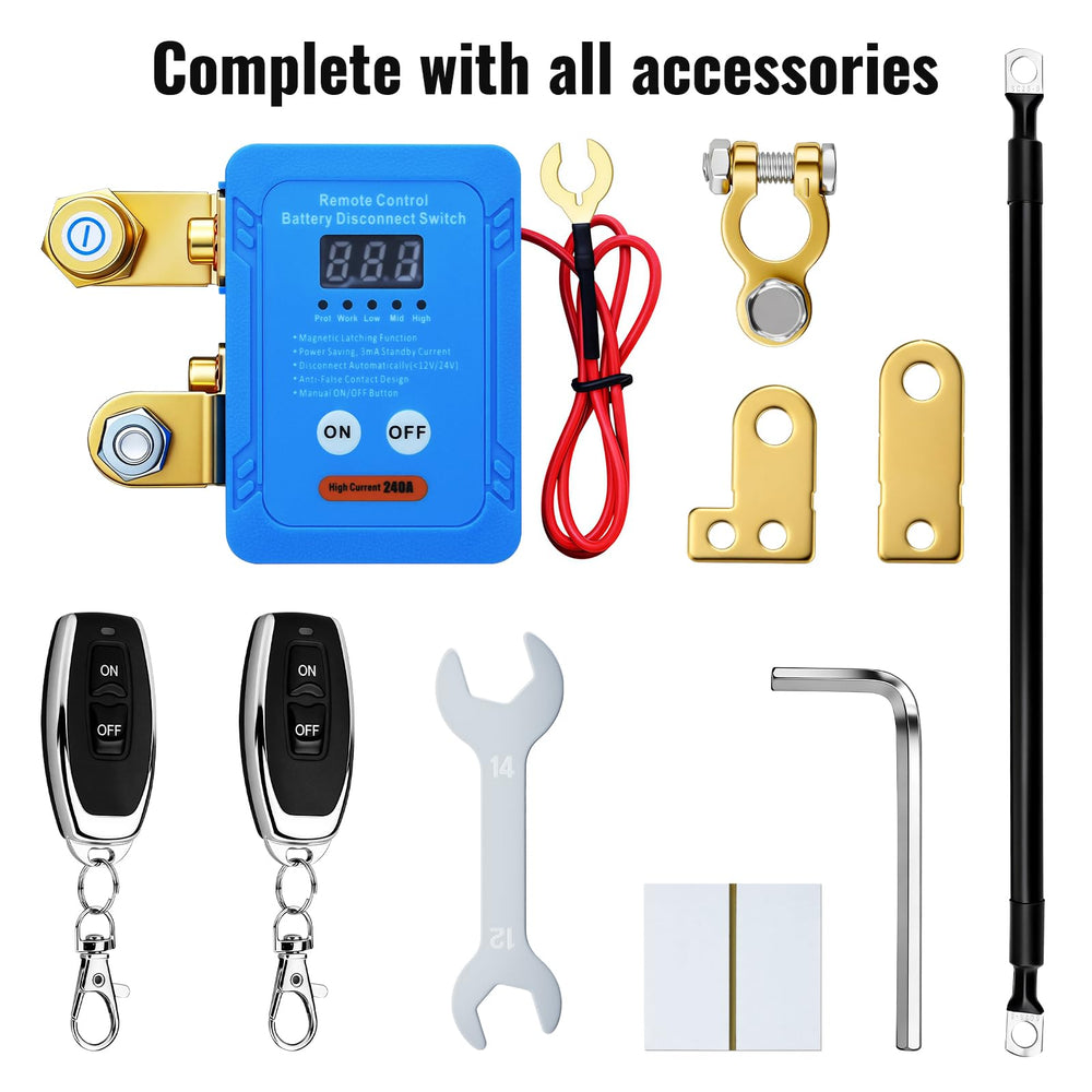 Andetongrson thick 10AWG wiring harness for reliable high-current connection