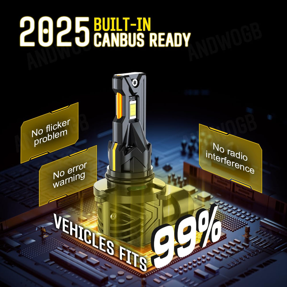 ANDWOGB truck driving at night showing upgraded road lighting performance