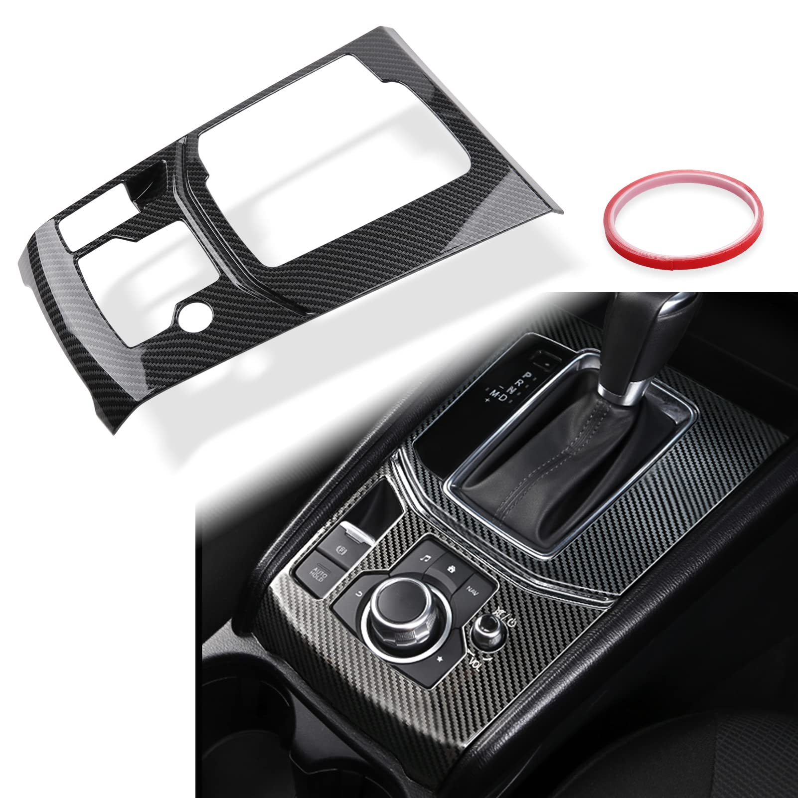 ANFOKAS lifestyle interior shot showing enhanced CX-5 cabin aesthetic