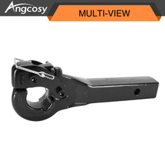 ANGCOSY close-up of latch pin and lock mechanism for secure, loss-resistant towing