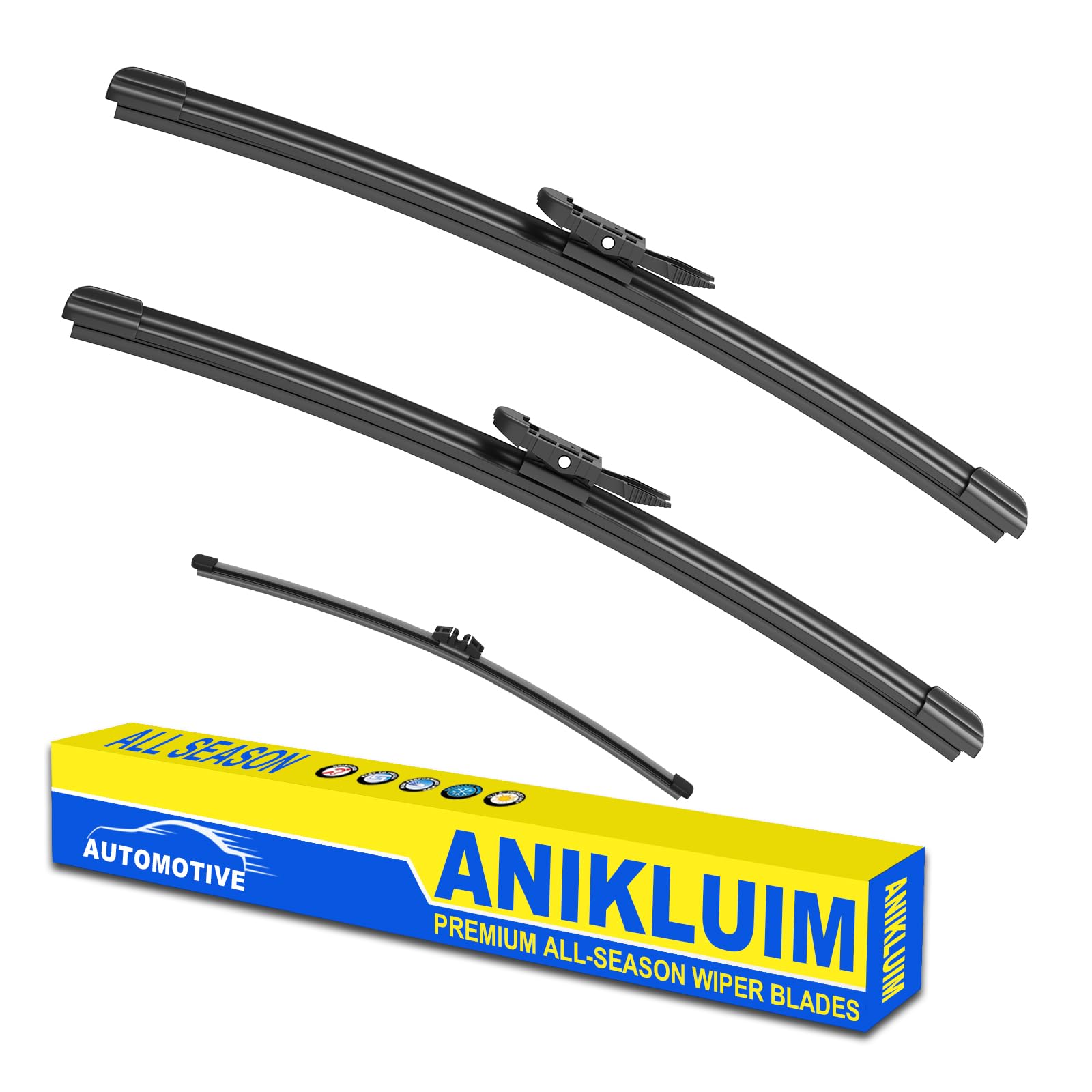 ANIKLUIM front packaging showing complete 17"/17"/8" kit and contents
