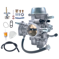 Aniro Moto carburetor front assembly showing fitment and improved fuel flow