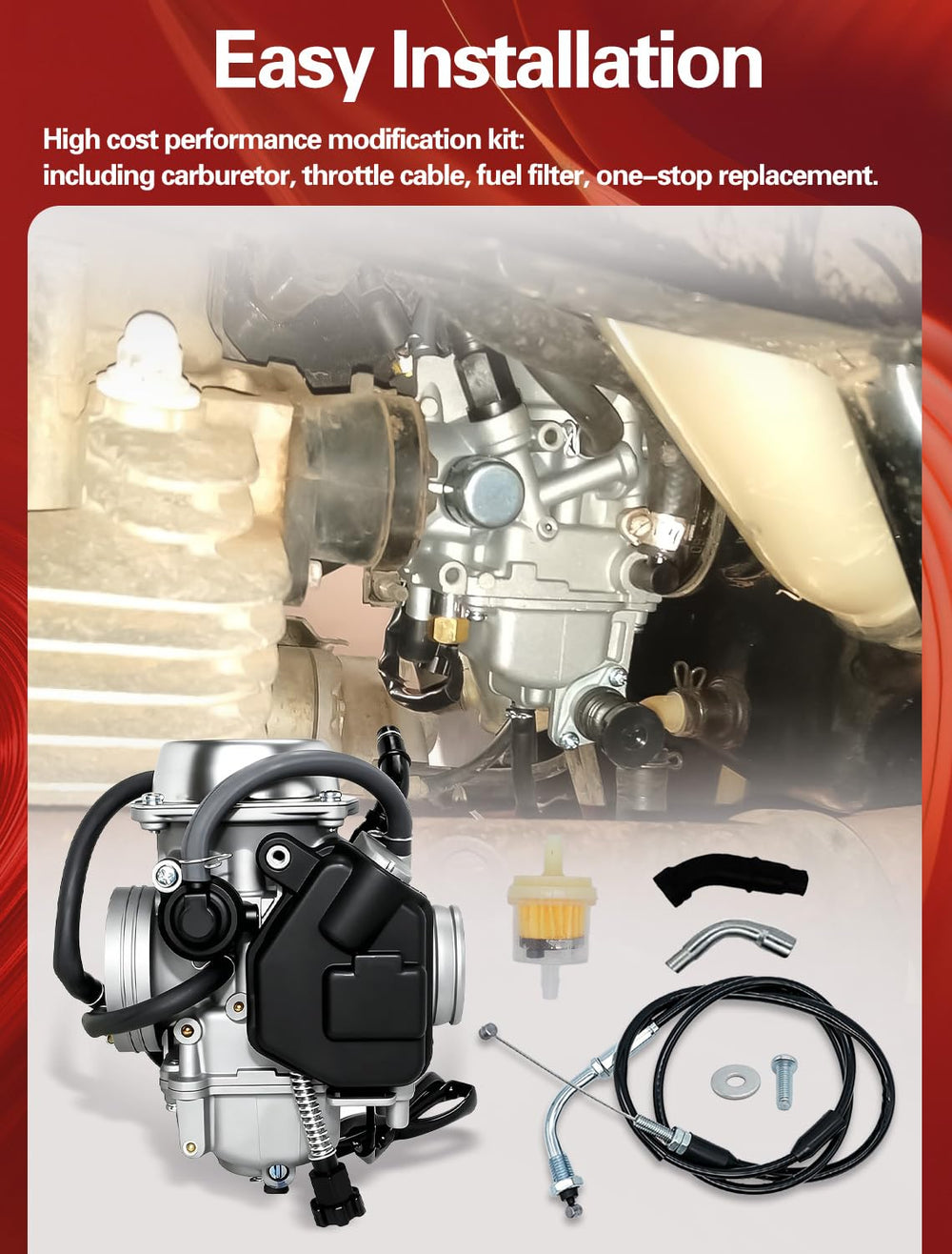 Aniro Moto packaging and included accessories for convenient out-of-box replacement