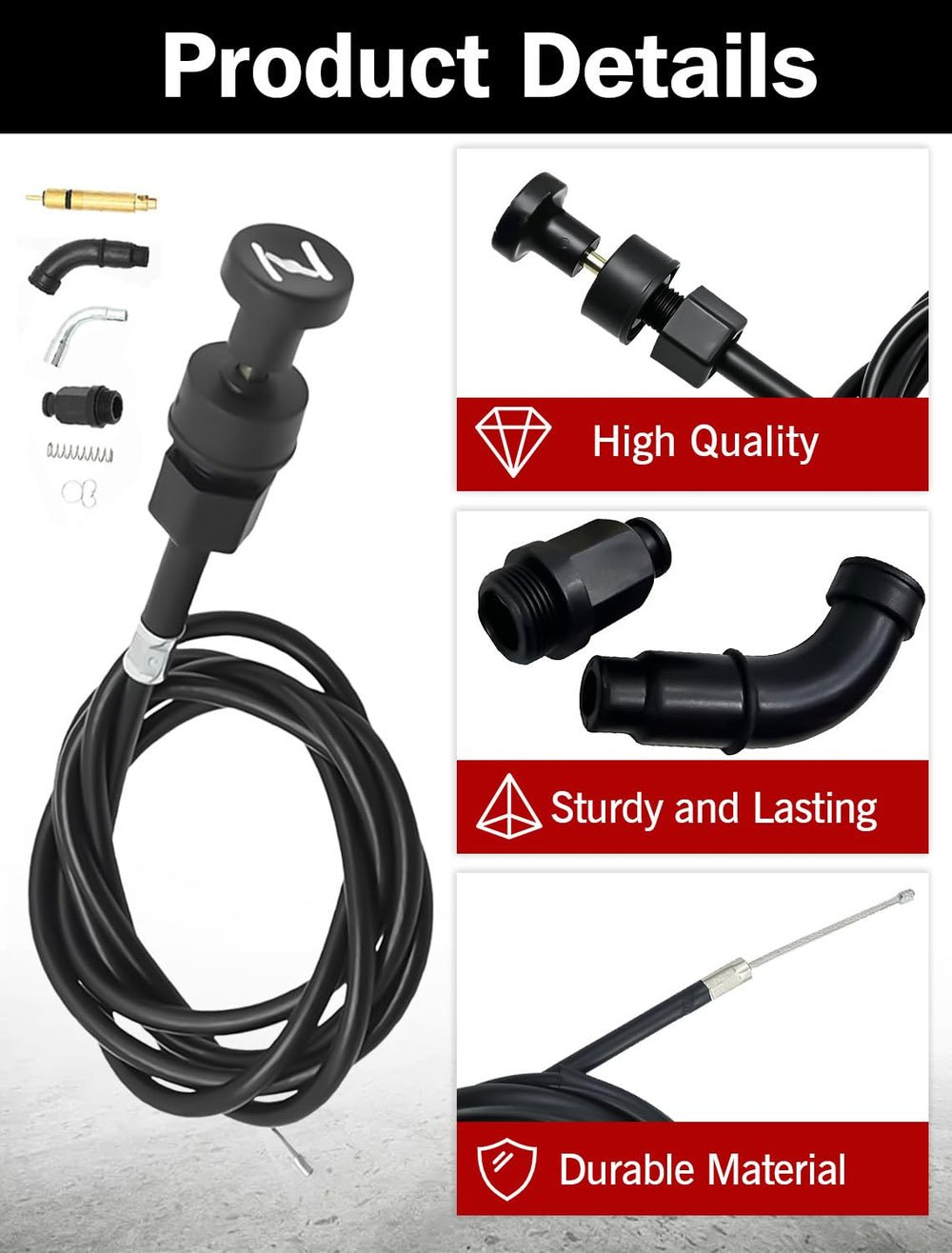 Aniro Moto starter valve detail highlighting accurate machining for reliable seating