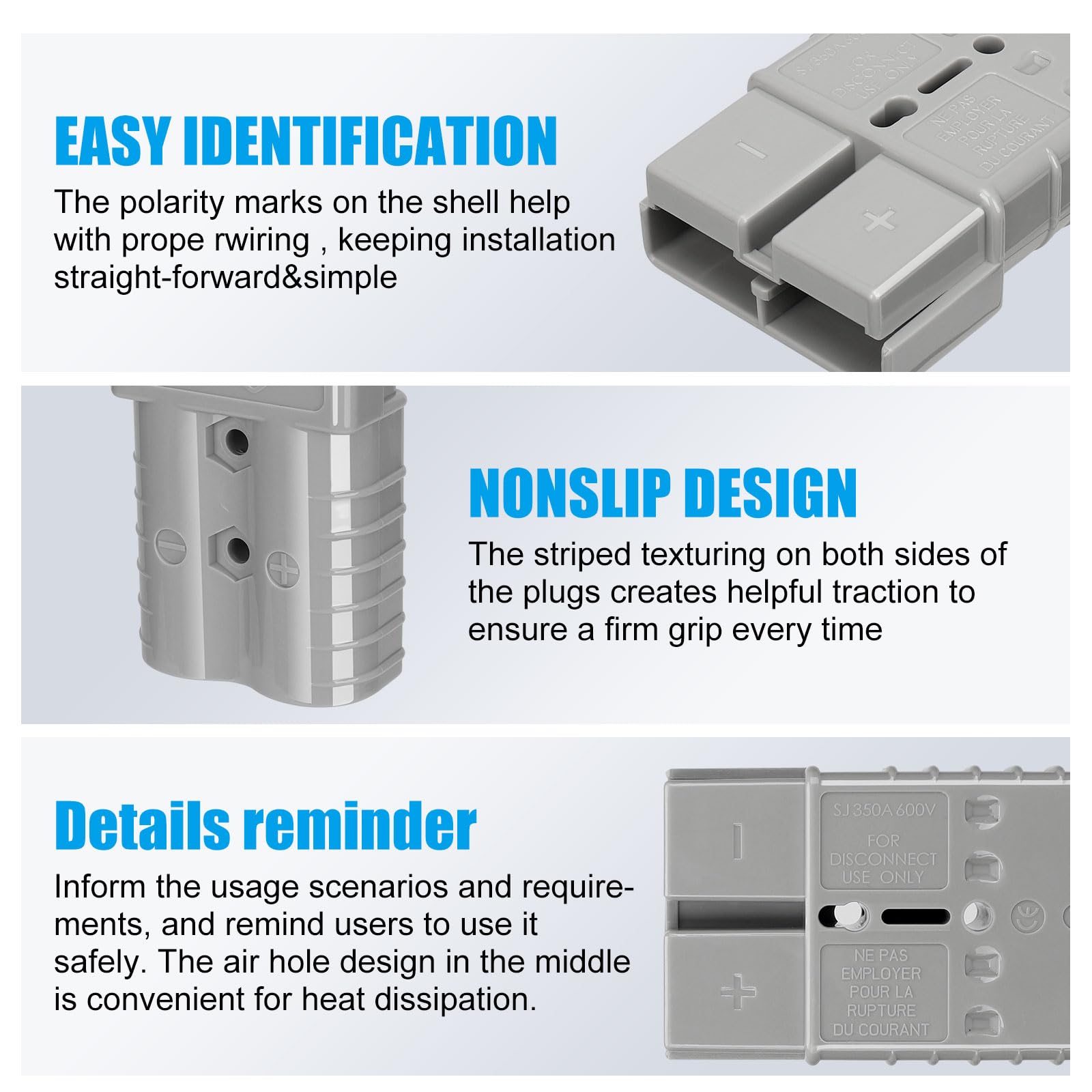ANKG stainless steel spring contact detail ensuring consistent contact and corrosion resistance