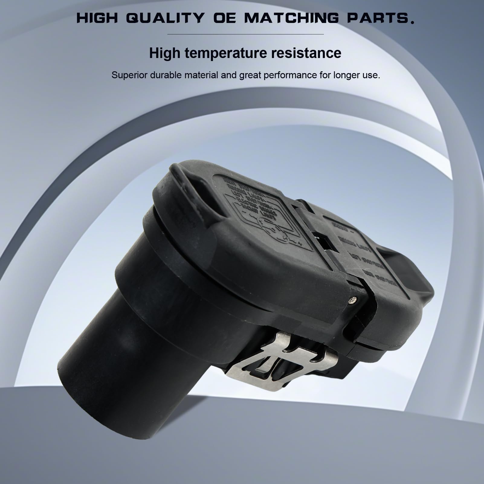 Anlseiod housing clip detail demonstrating rugged latch and anti-vibration benefit