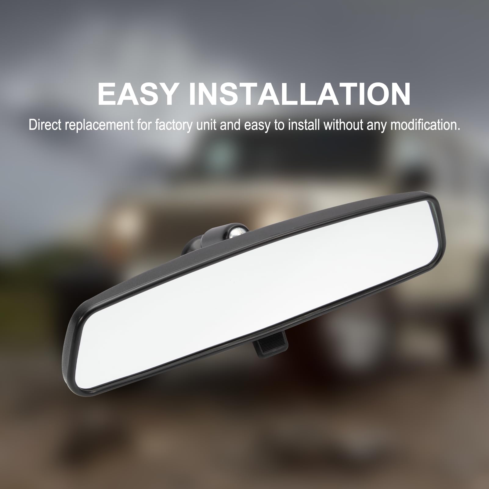 Anlseiod installed in a Wrangler interior showing how it restores original sightlines for safer lane changes