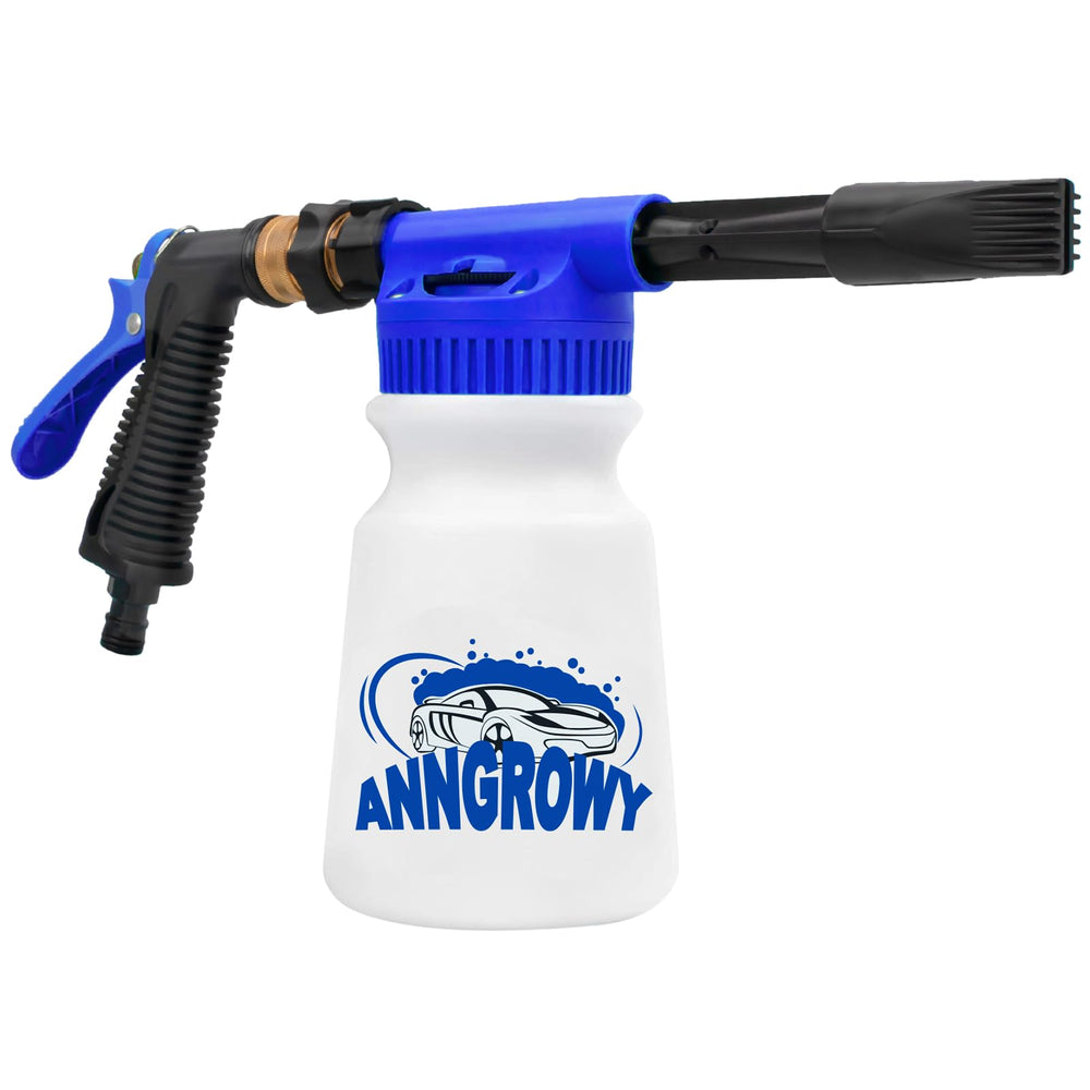 anngrowy foam cannon front view showing full assembly and easy grip benefit