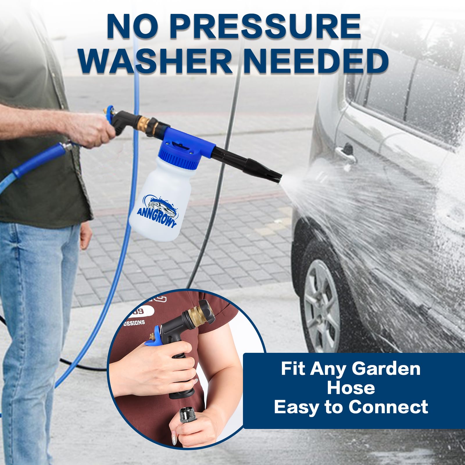 anngrowy mesh filter closeup trapping grit to protect vehicle finish