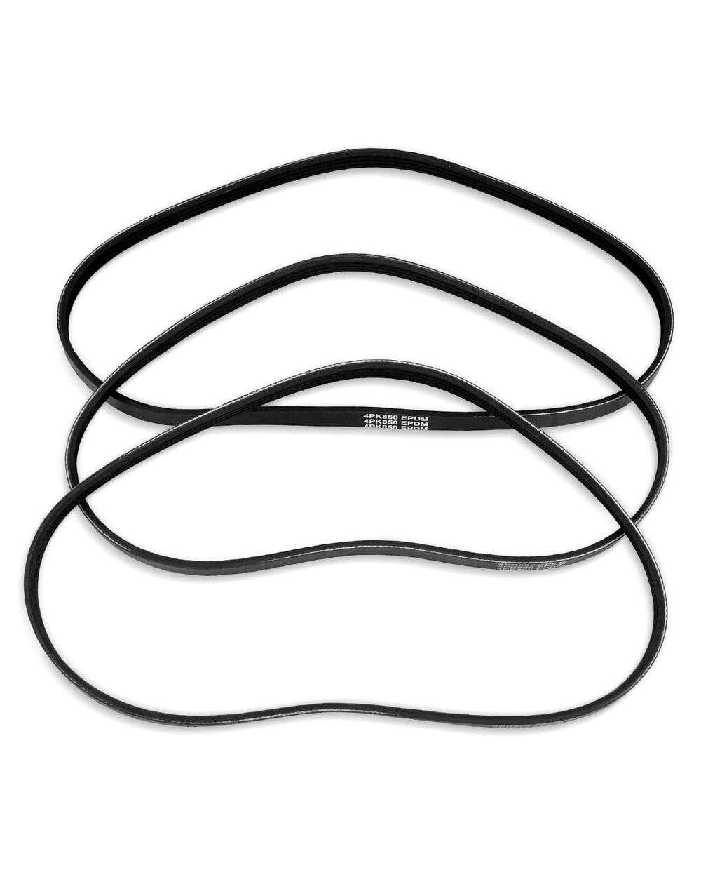 ANODZU front view of 3-belt kit showing complete replacement set and quick identification benefit