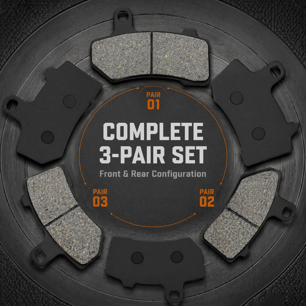 Anoety brake pads displayed in a garage setting, useful for DIY install guidance