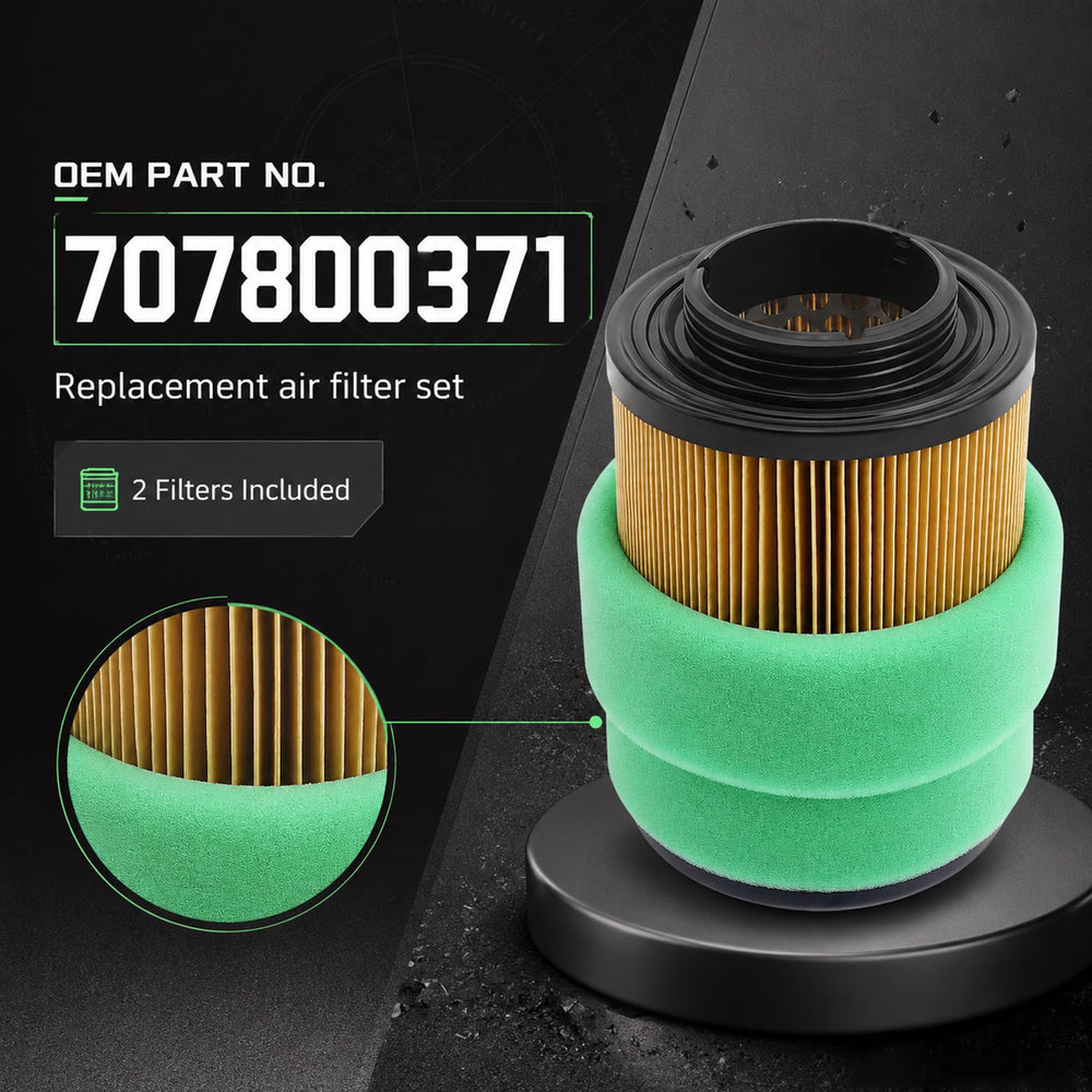 Anoety filter next to a ruler showing 7 inch height and 2.4 inch interface for accurate fit confirmation