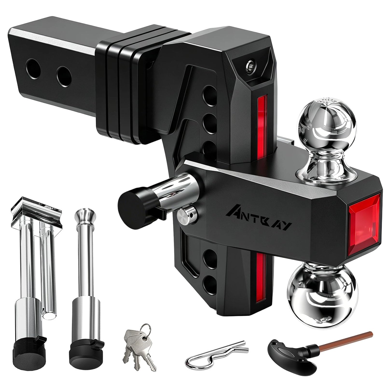 ANTbay front assembly view showing robust shank and receiver fit for secure towing