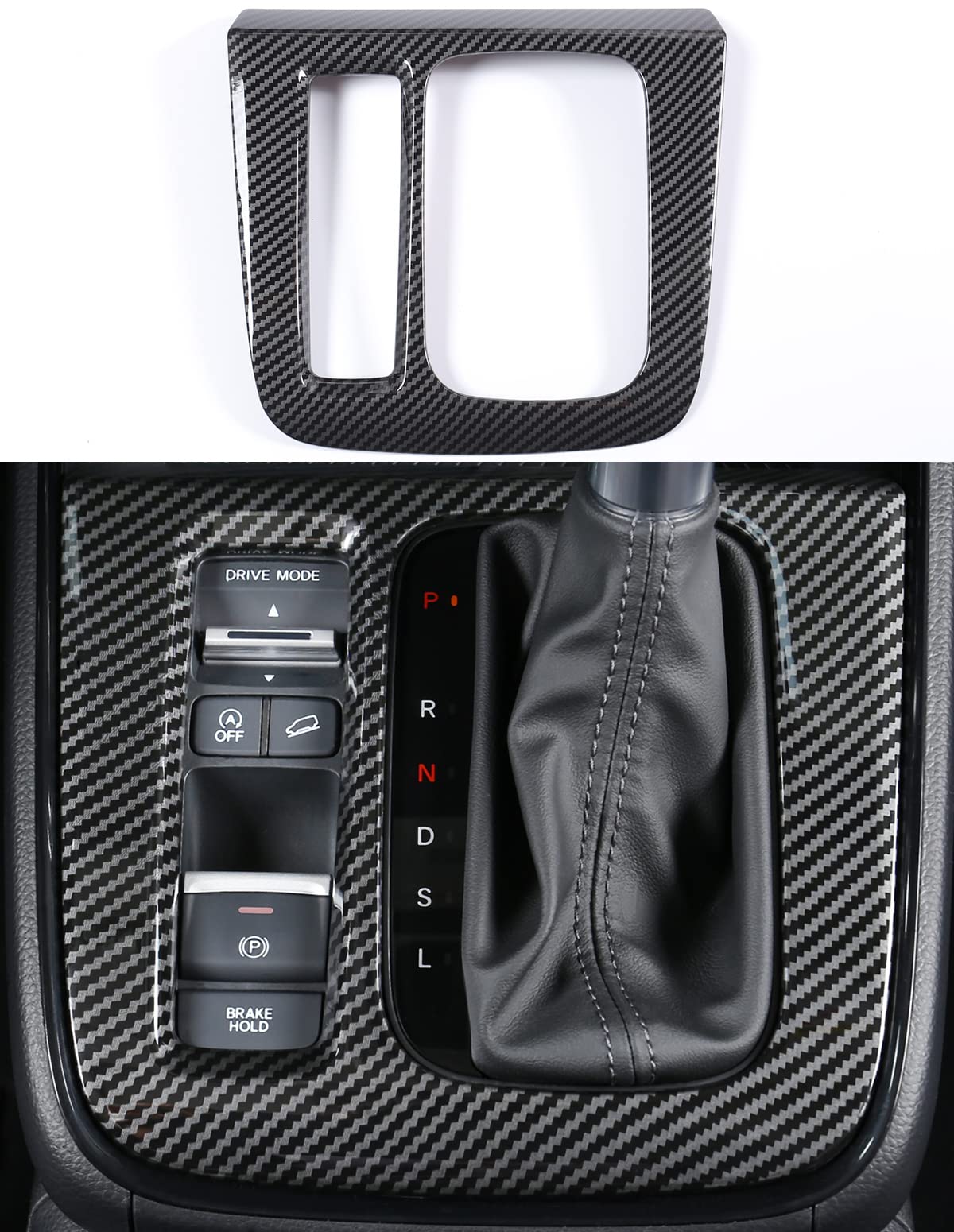 AntBooBoo front panel installed on CR-V console protecting finish