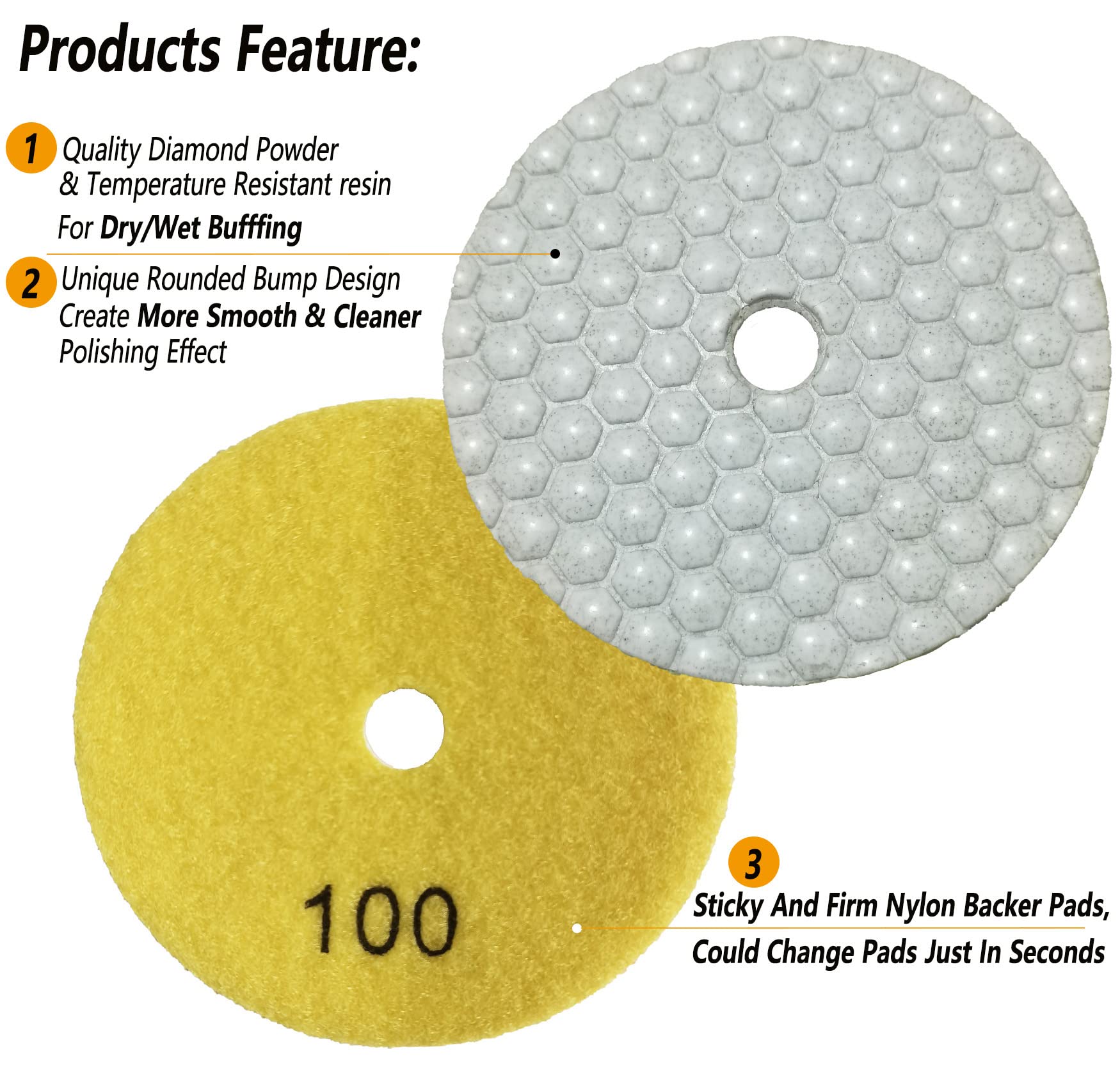 ANTENGDATOOL wool felt buffing pad detail for high-gloss finishing