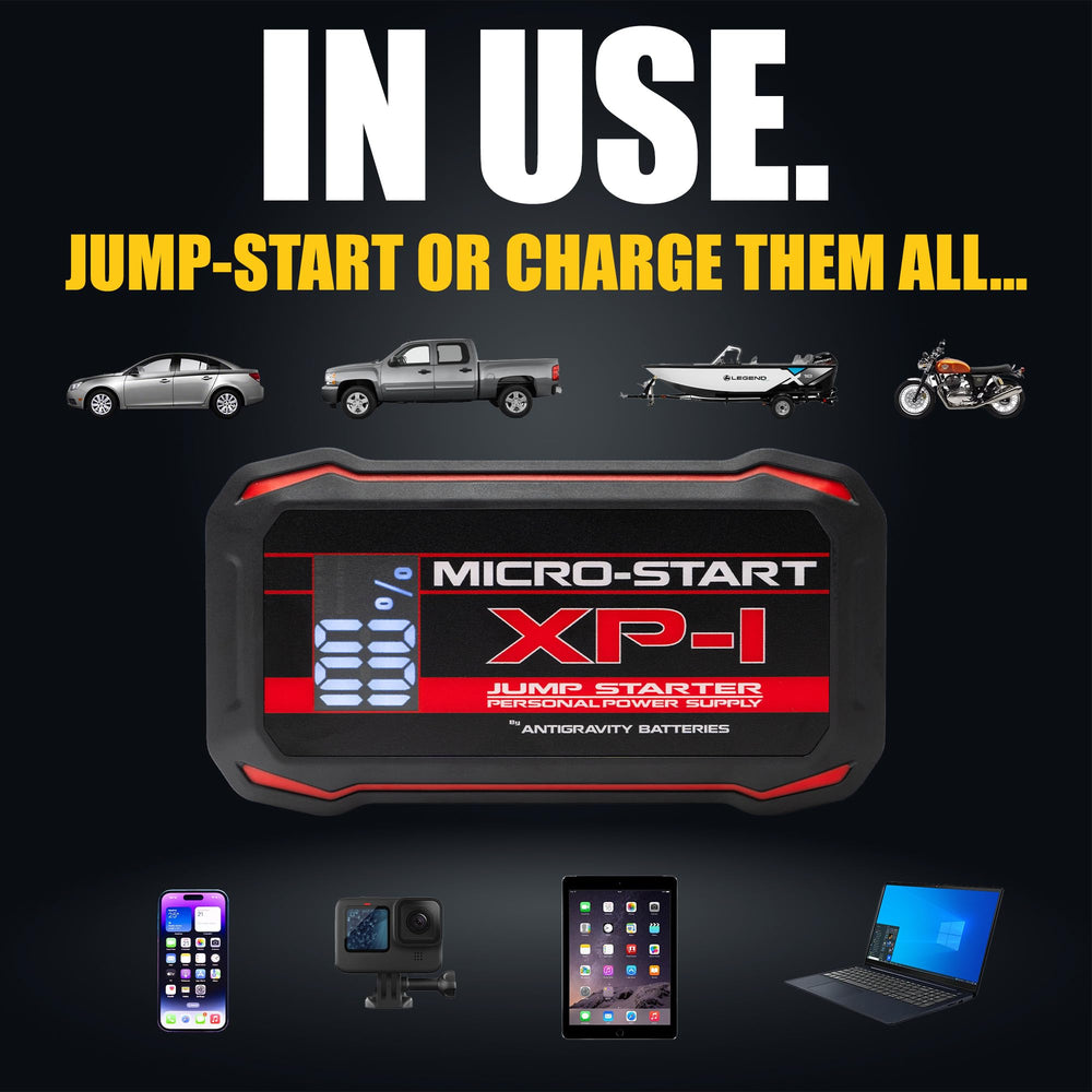 Antigravity XP-1 USB-C and ports view enabling fast device charging