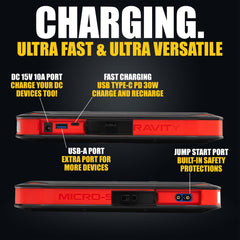 Antigravity XP-10 held in hand to show scale and easy storage benefit