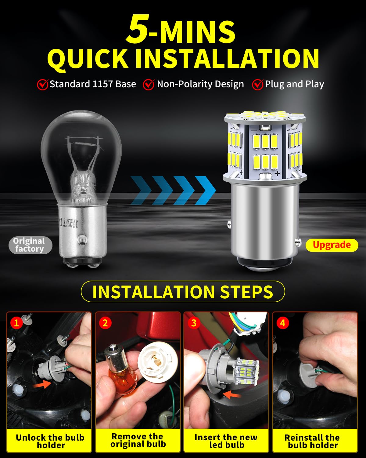 Antline in RV trailer taillight demonstrating upgraded brightness