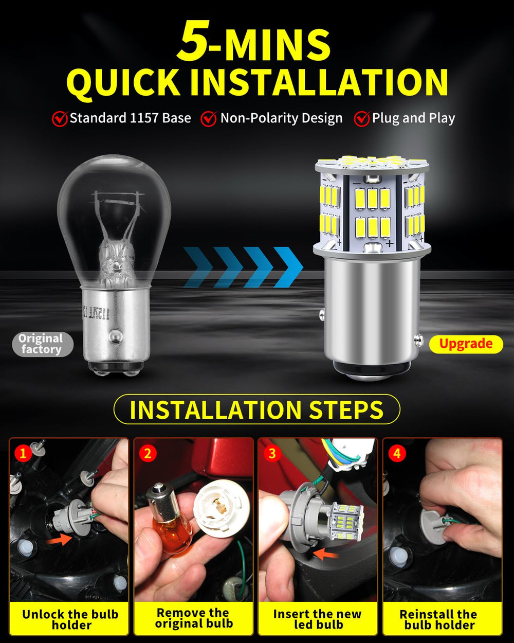 Antline in RV trailer taillight demonstrating upgraded brightness