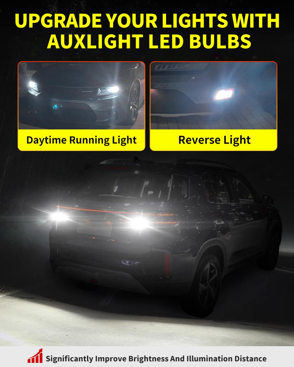 Antline bulb lit inside lens showing 360-degree illumination for no dark spots
