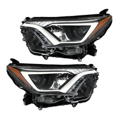 ANTUKO front view of both headlight assemblies showing fit and styling benefit