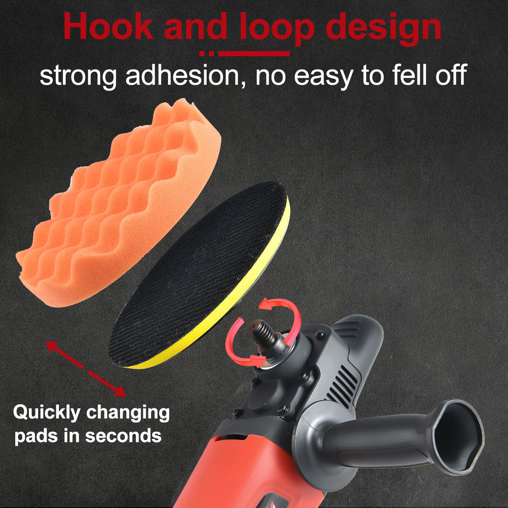 AOBEN backing plates and pads arranged to show included sizes for versatile tasks