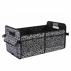 AOKJOY front view showing folded and expanded organizer with tidy compartments