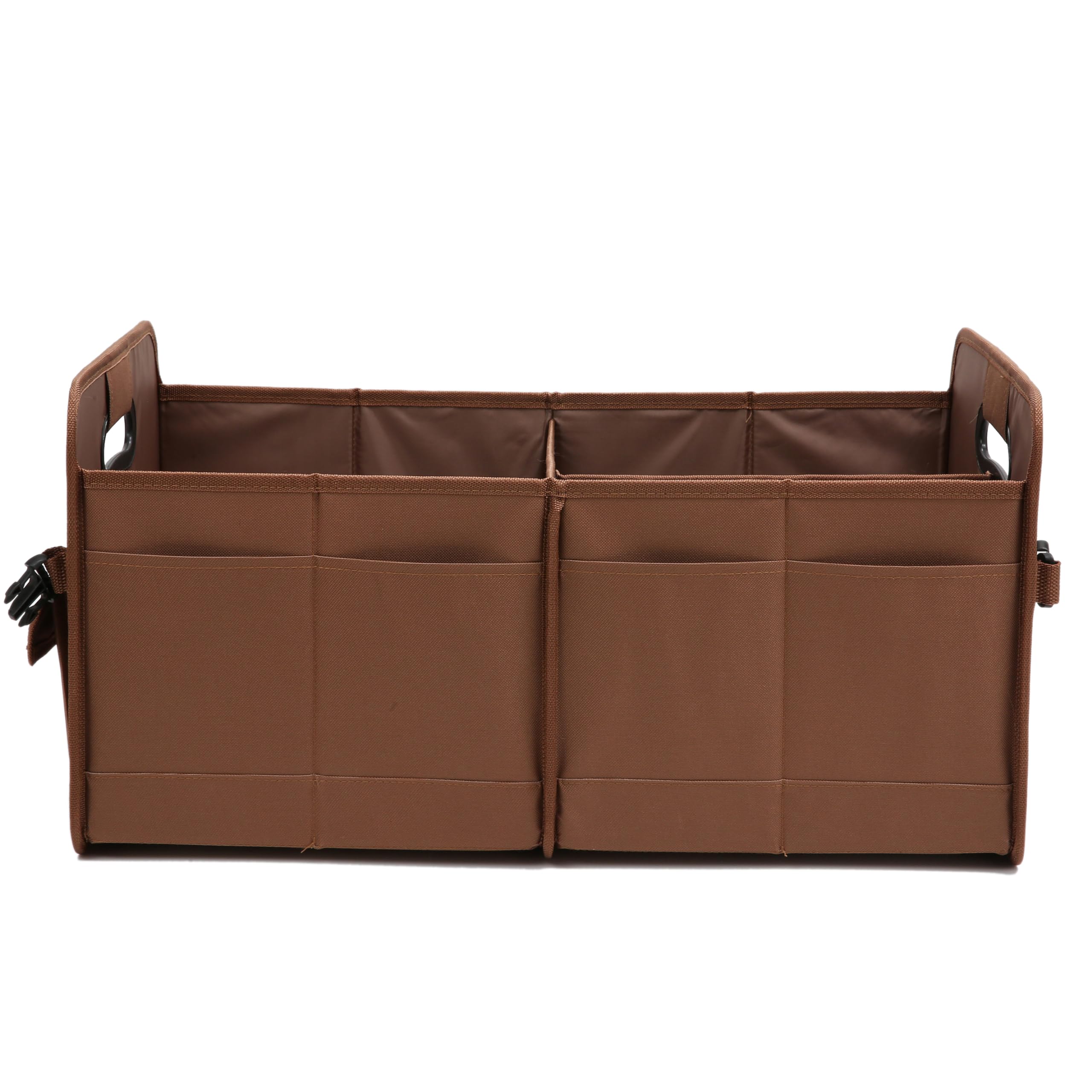 AOKJOY organizer in car trunk with groceries and tools demonstrating tidy transport