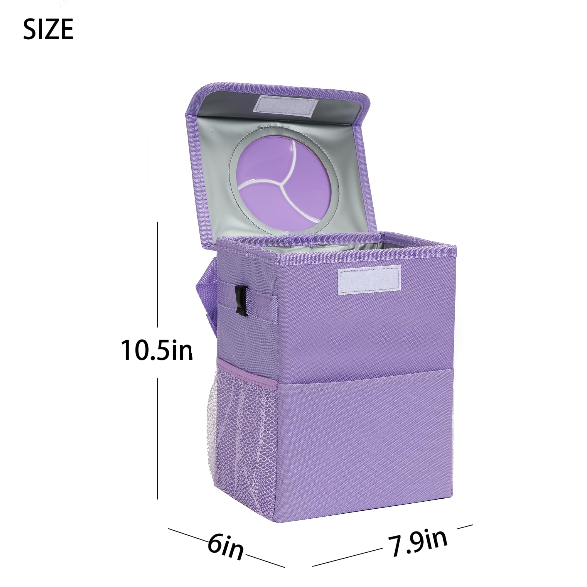 AOKJOY open lid revealing leakproof lining for easy cleaning
