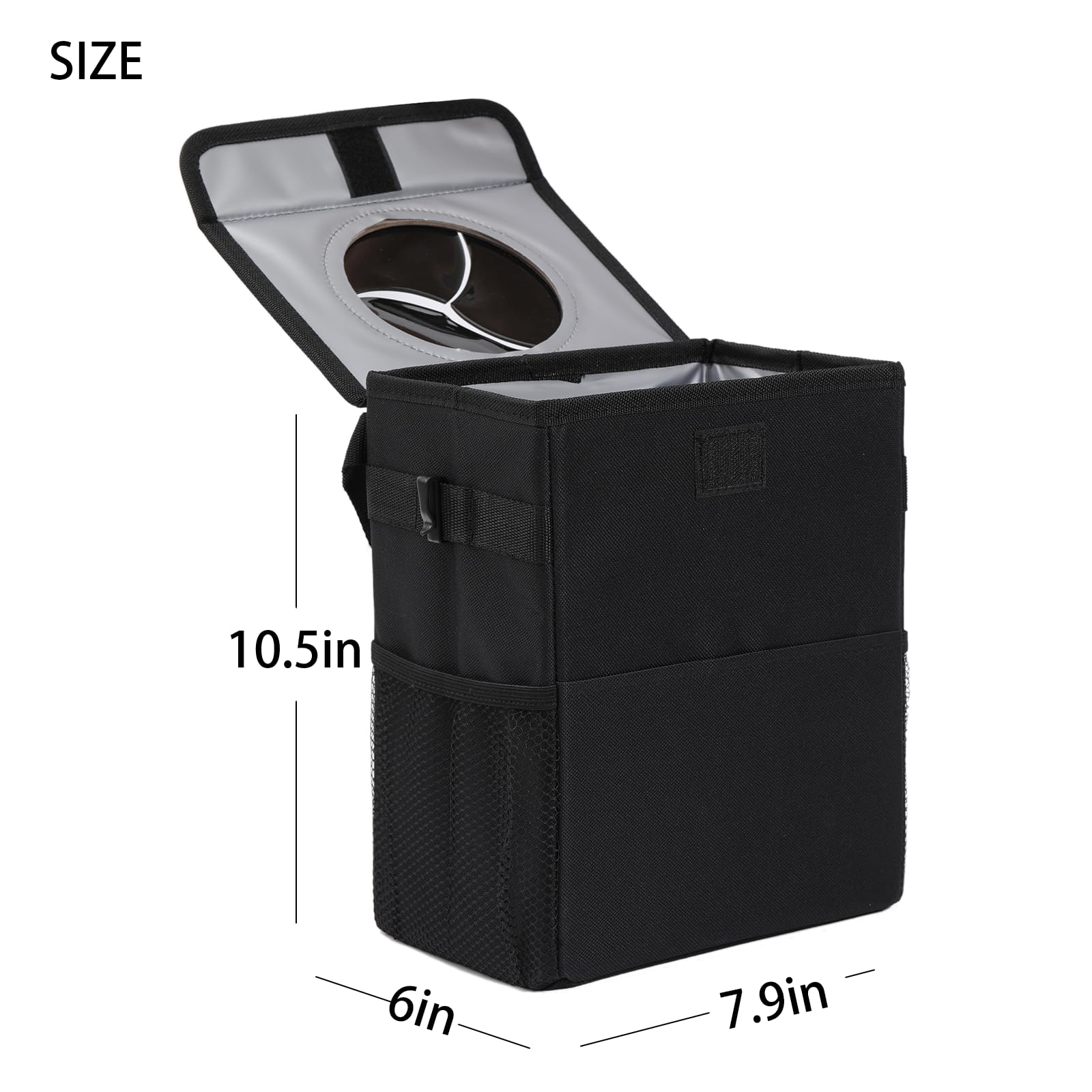 AOKJOY lid detail demonstrating secure closure and odor control