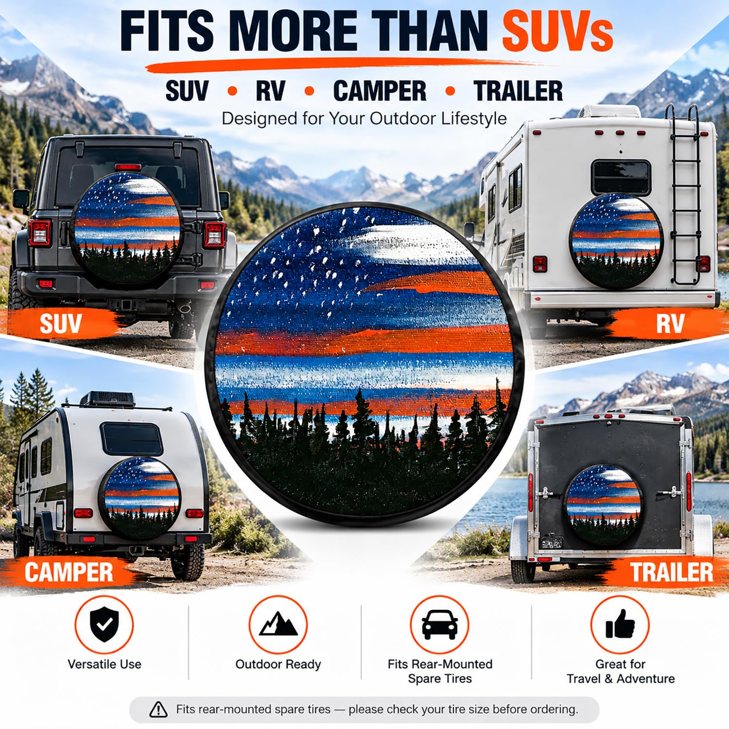 Aomacsi installed on RV rear demonstrating weather protection
