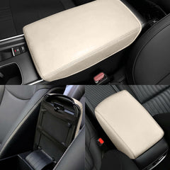 AOMSAZTO close-up of beige leather texture showing easy wipe-clean surface