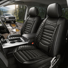 AOMSAZTO front seat full view showing protective fit and clean look