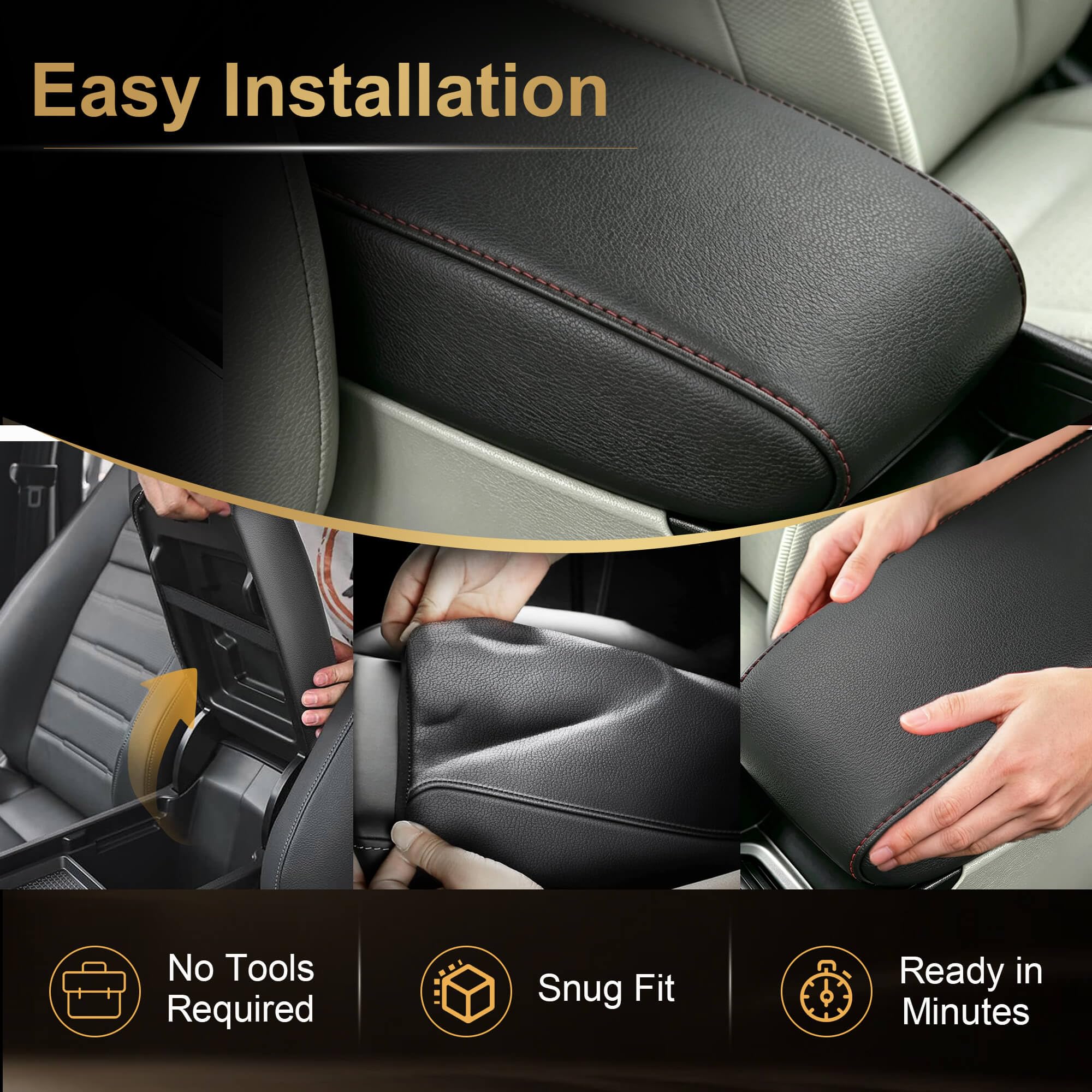 AOMSAZTO installed in Honda Civic showing secure custom fit