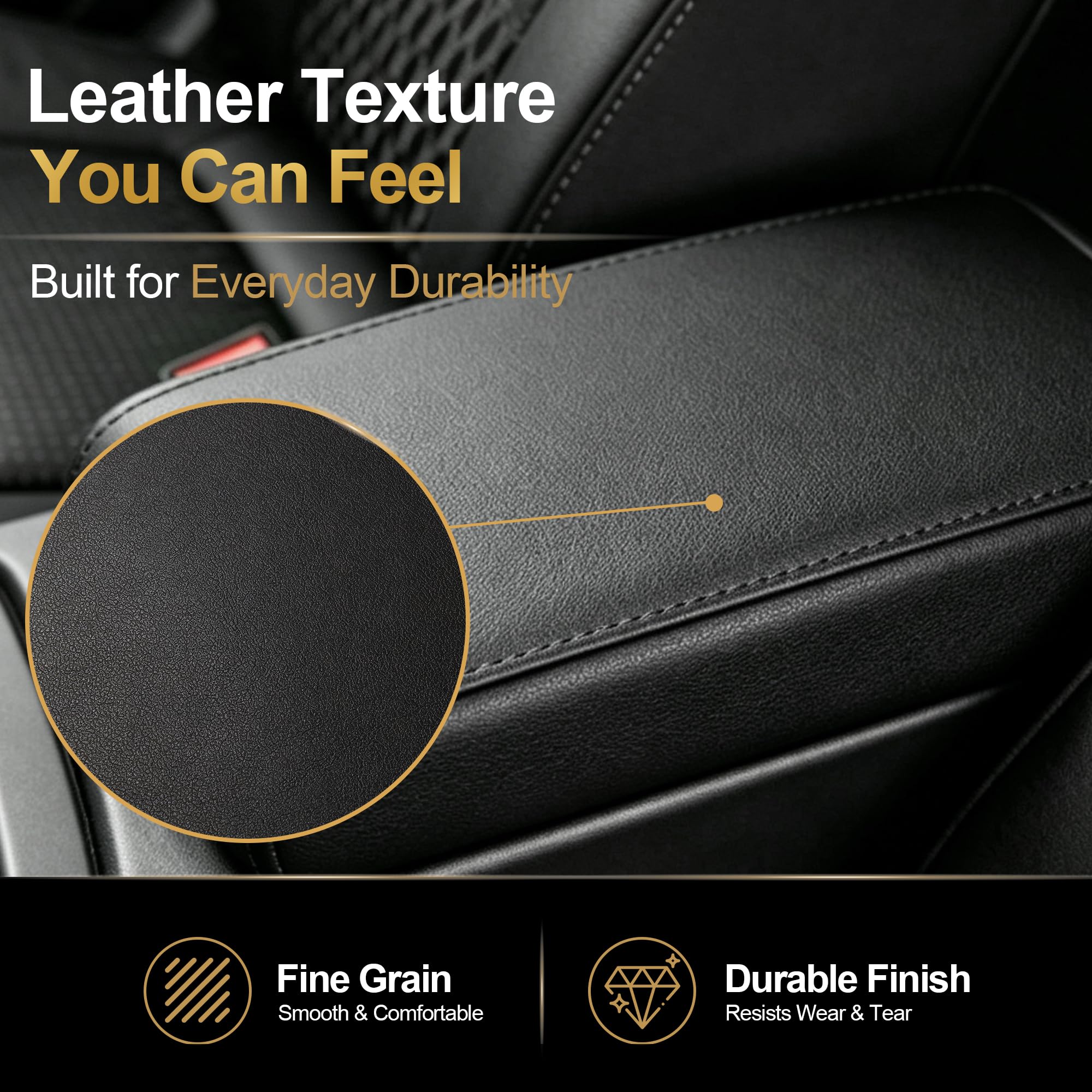 AOMSAZTO in-car lifestyle with driver resting arm indicating ergonomic support