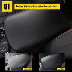 AOMSAZTO cover installed in Ford Explorer front view for comfort