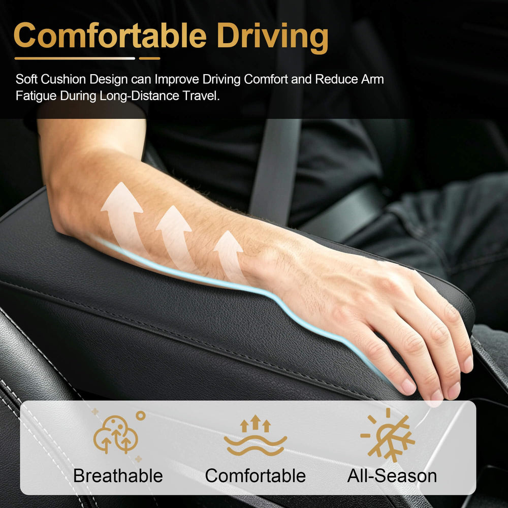 AOMSAZTO packaging and contents showing included single armrest cover in box
