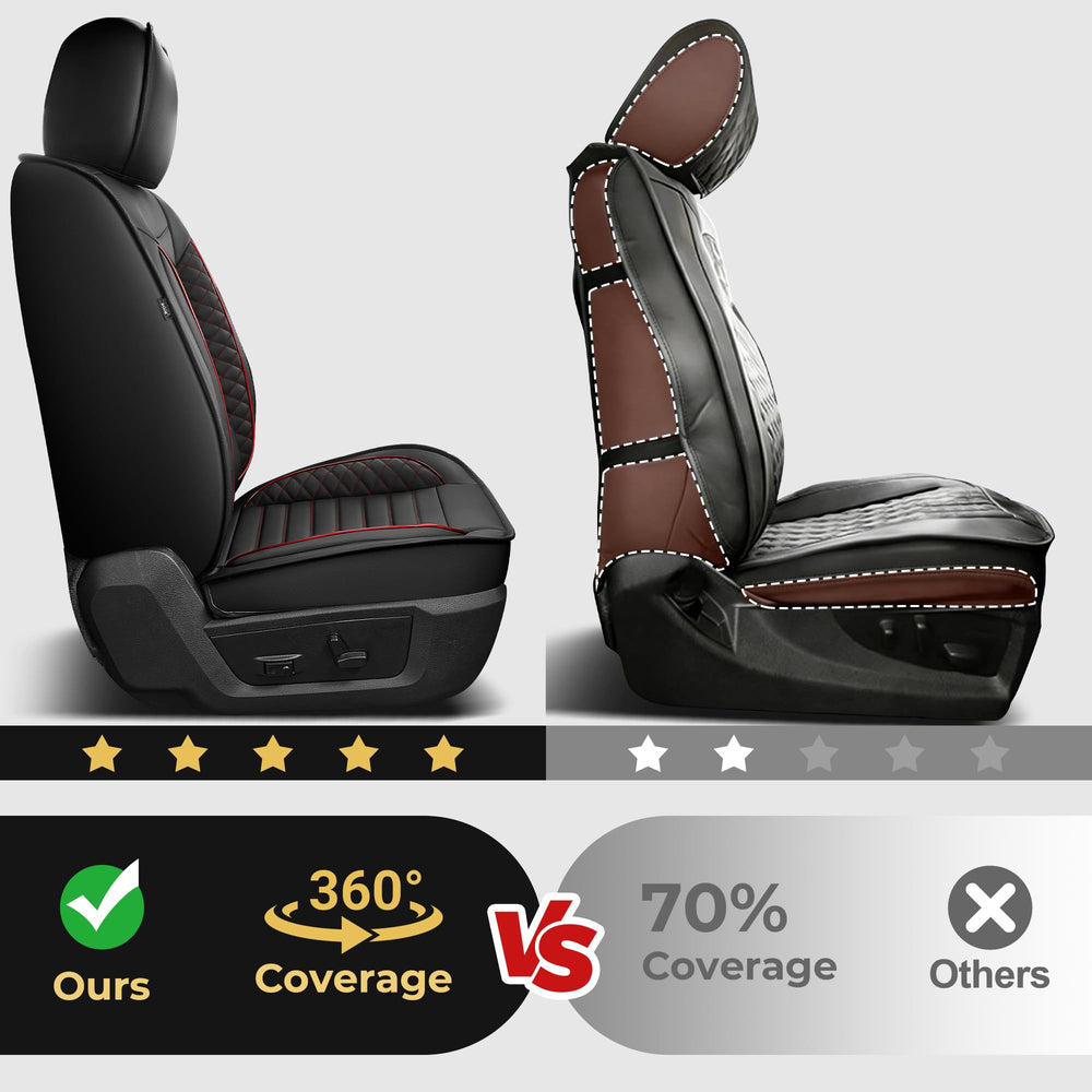 AOMSAZTO seat covers installed interior shot improving cabin appearance