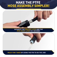 AOOSEDOO close-up of exchangeable reamer plug showing precise sizing and clean cuts