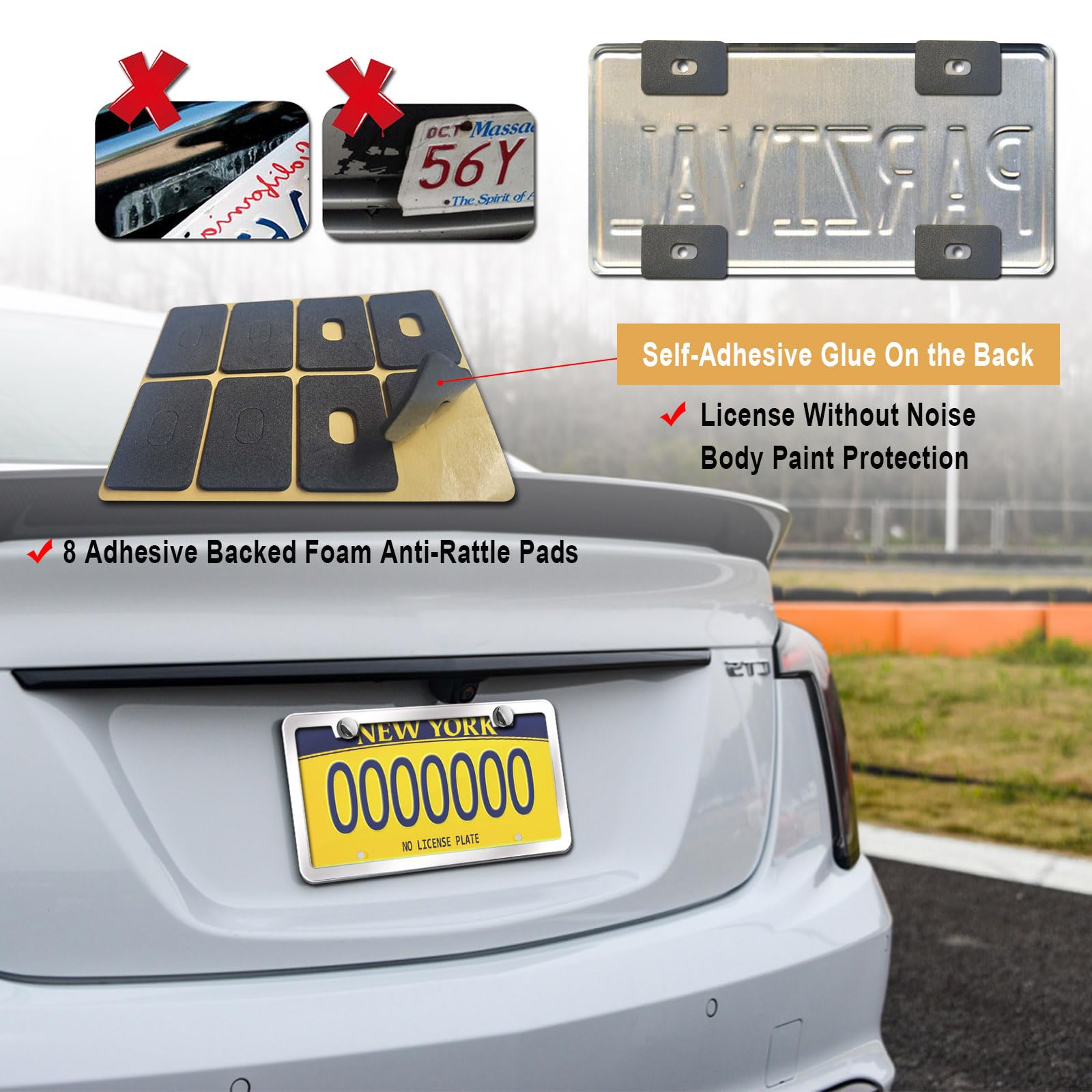 AOOTF beside standard 12x6 plate showing precise fit and sizing benefit
