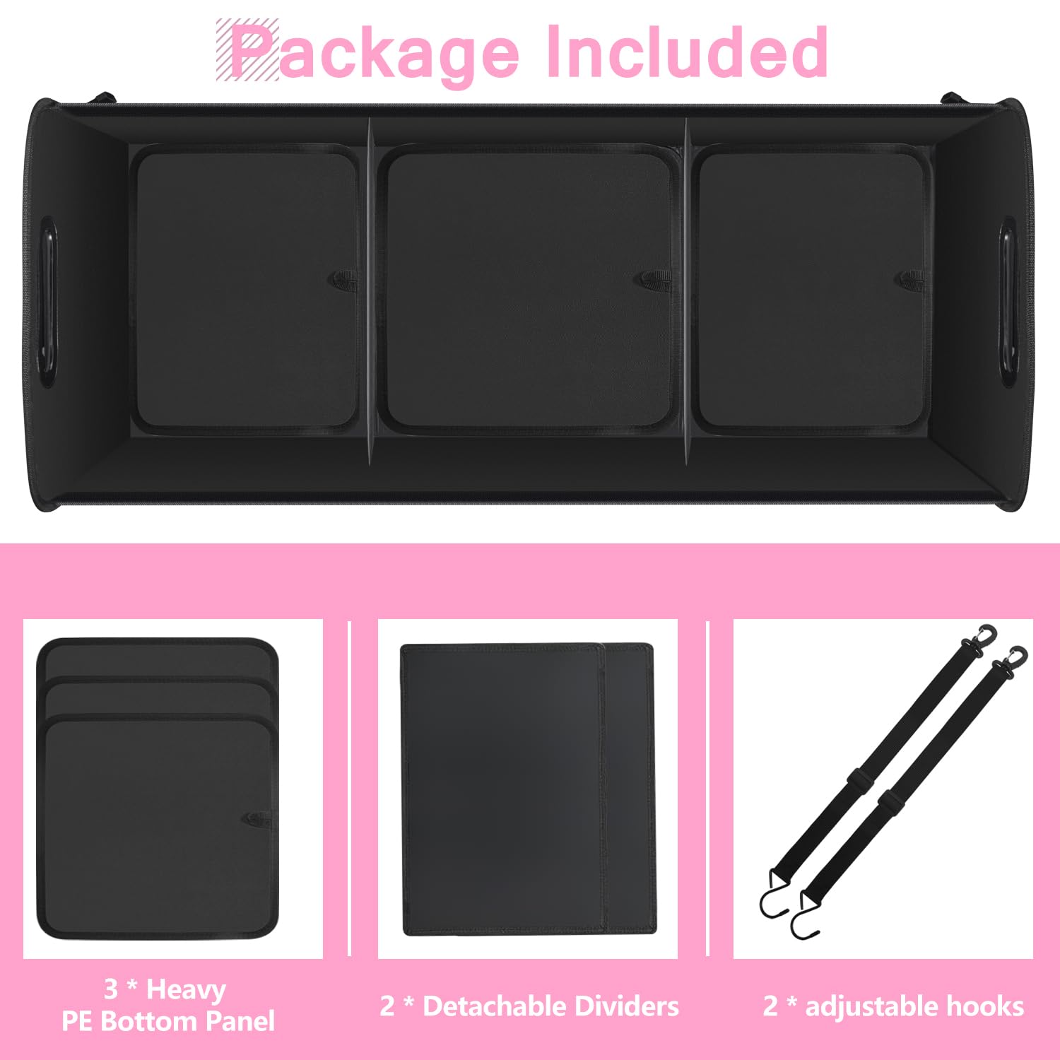AOPHY bottom view showing non-slip strips for stable, secure travel