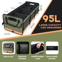 AOPHY interior compartments open with removable dividers for versatile storage