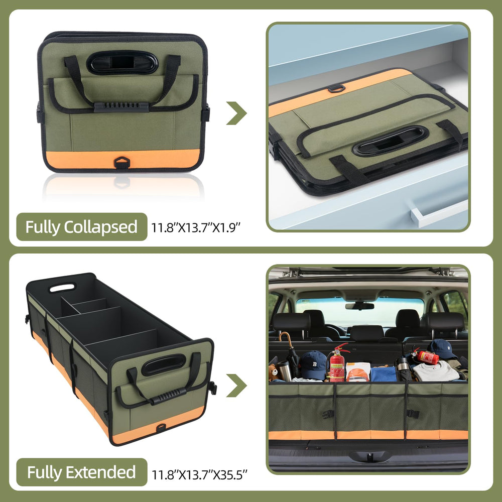 AOPHY lifestyle shot with weekend gear displaying portable, organized transport