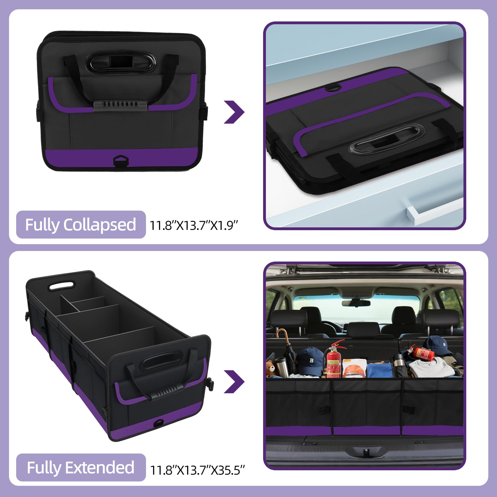 AOPHY next to groceries illustrating scale and load capacity