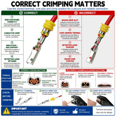 aopule crimping tool in hand delivering consistent crimps for secure connections