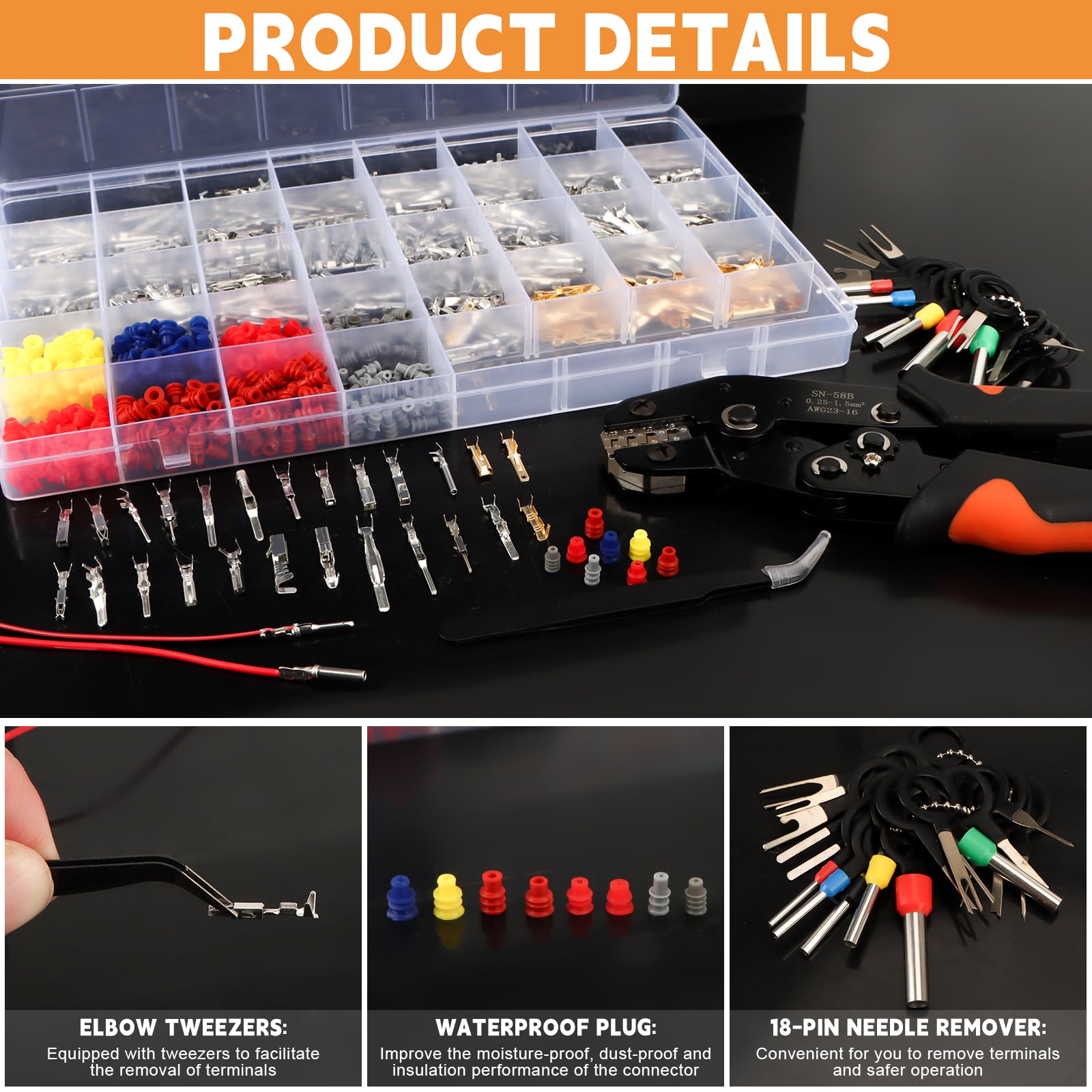 aopule lifestyle workbench shot showing the kit in active automotive repair use
