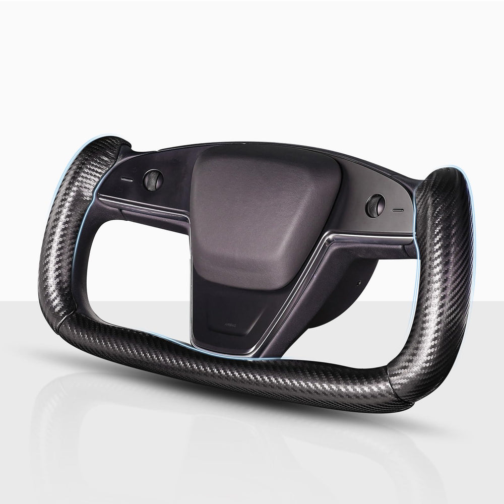 Aotoyou front view of black yoke cover showing clean fit and style