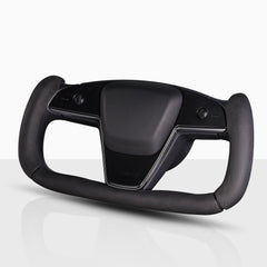 Aotoyou front view of black yoke cover showing sleek fit and improved grip