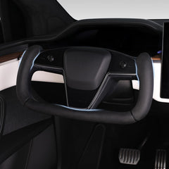 Aotoyou interior anti-slip texture close-up ensuring secure steering control